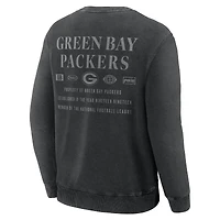 Sweat-shirt Fanatics noir pour homme, Deep Route des Green Bay Packers