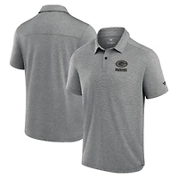 Polo technique Fanatics noir pour homme des Packers de Green Bay