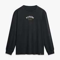 Men's Fanatics Black Green Bay Packers Fullback Drive Relaxed Fit Long Sleeve T-Shirt