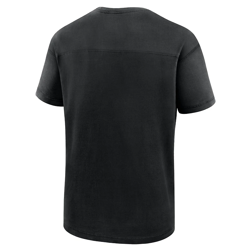 Men's Fanatics Black Green Bay Packers Relaxed Fashion T-Shirt