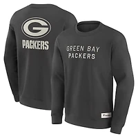 Sweat-shirt à capuche pour homme Fanatics Charcoal Green Bay Packers Elements Future Ground Lettering