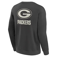 Sweat-shirt à capuche pour homme Fanatics Charcoal Green Bay Packers Elements Future Ground Lettering