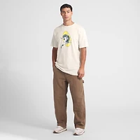 Men's Fanatics  Cream Green Bay Packers Slub T-Shirt