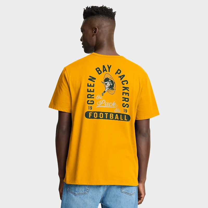 T-shirt Fanatics Gold pour homme, Fluid Motion Legacy des Green Bay Packers