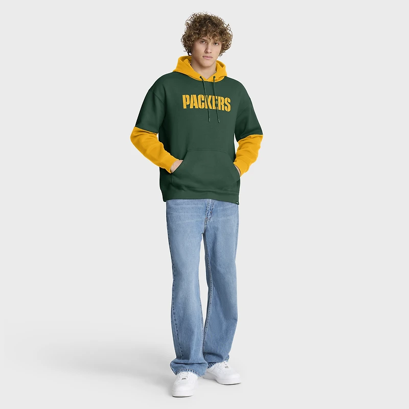 Men's Fanatics Green/Gold Green Bay Packers Helmet Pullover Hoodie