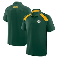 Polo raglan vert Fanatics pour homme des Packers de Green Bay