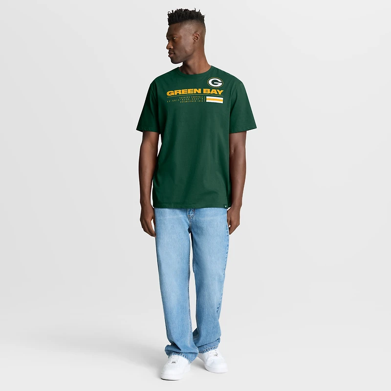 T-shirt vert fanatique pour homme, motif Chop Block Legacy des Green Bay Packers