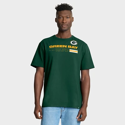 T-shirt vert fanatique pour homme, motif Chop Block Legacy des Green Bay Packers