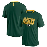 T-shirt Fanatics pour homme, vert, avec logo Defender Fade Slant des Packers de Green Bay