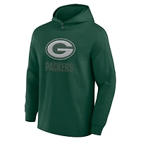 T-shirt à capuche manches longues en mélange tricolore Elements Blaze de Green Bay Packers pour hommes Fanatics