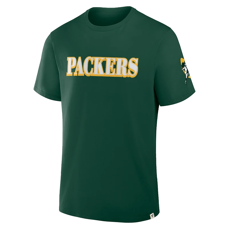 T-shirt classique pour homme Fanatics Green Bay Packers Elevated Legacy