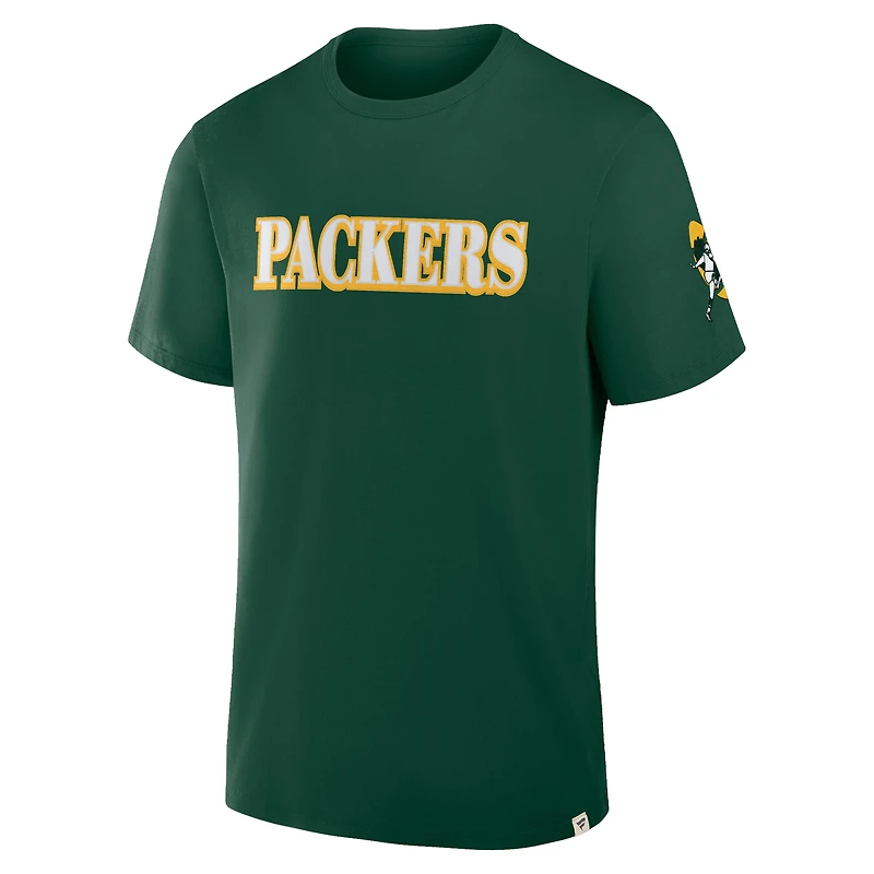 Men's Fanatics Green Bay Packers Elevated Classic Legacy T-Shirt