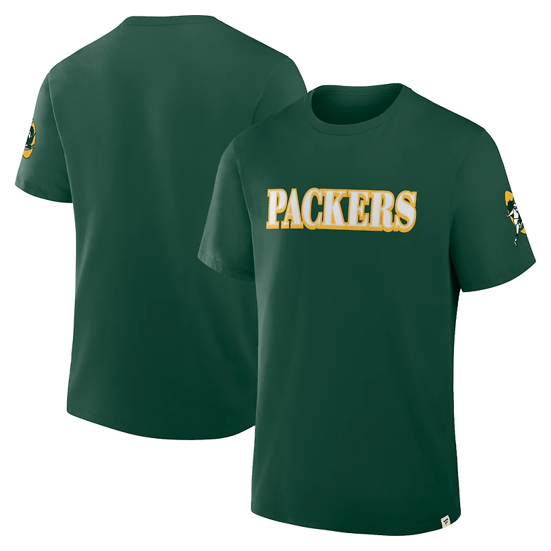 T-shirt classique pour homme Fanatics Green Bay Packers Elevated Legacy