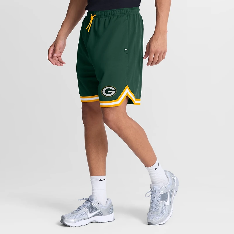 Short Fanatics vert Green Bay Packers Fearless Drive pour homme