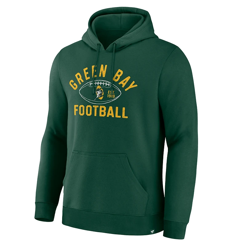 Men's Fanatics Green Bay Packers Fumblerooski Legacy Pullover Hoodie