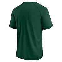 T-shirt raglan Fanatics Green Bay Packers pour hommes Je vous salue