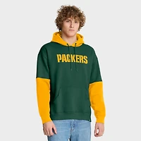 Sweat à capuche vert Fanatics pour homme avec casque des Green Bay Packers