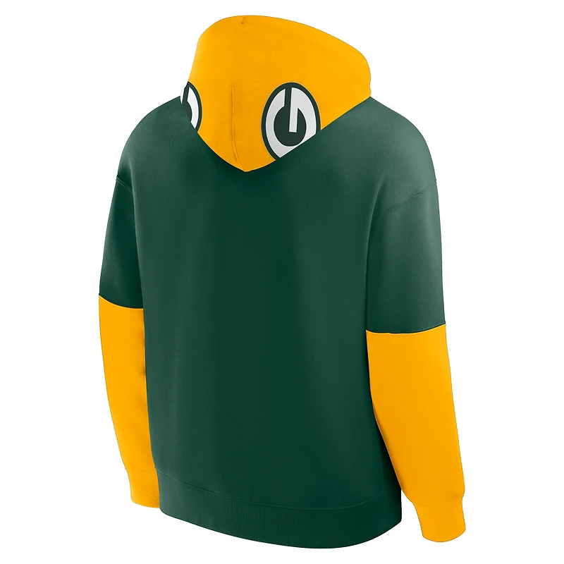 Men's Fanatics Green Bay Packers Helmet Pullover Hoodie