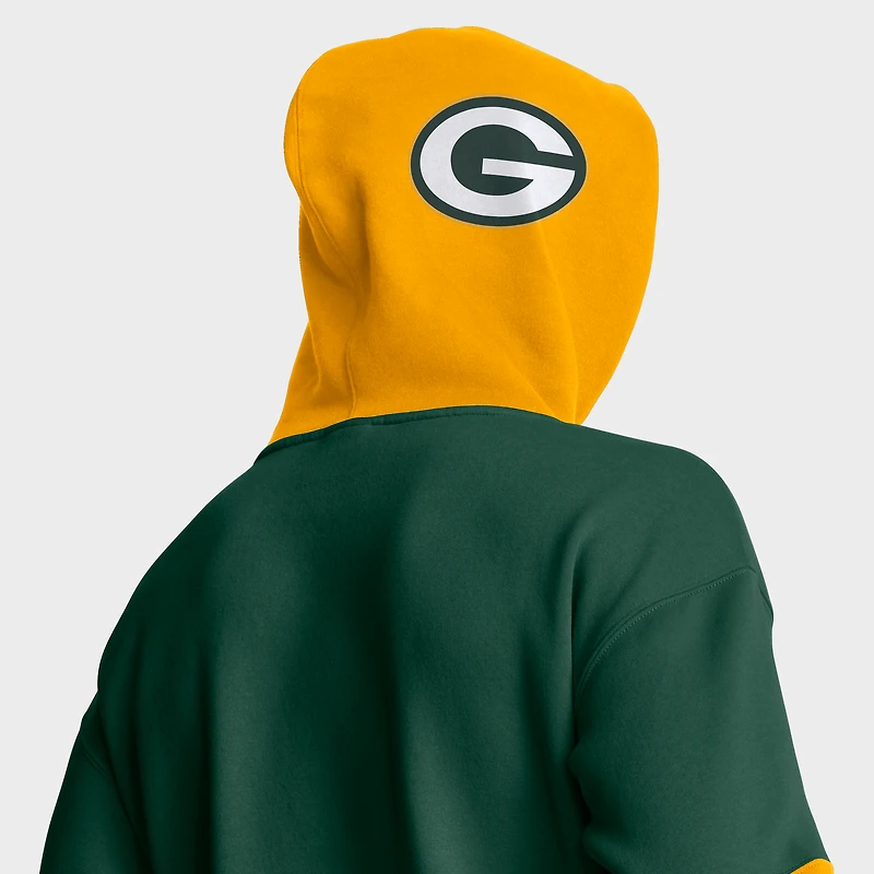 Men's Fanatics Green Bay Packers Helmet Pullover Hoodie