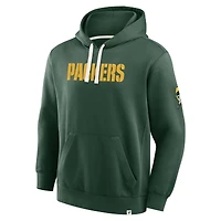 Men's Fanatics Green Bay Packers New Horizons Heritage Pullover Hoodie