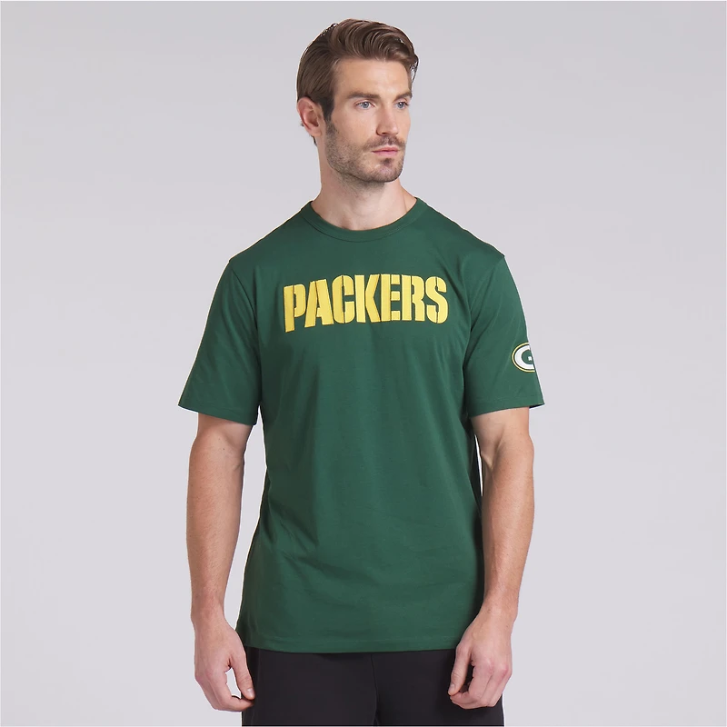 T-shirt Fanatics Green pour homme, Bay Packers, Option Route Legacy