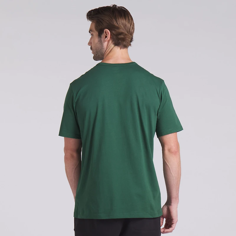 T-shirt Fanatics Green pour homme, Bay Packers, Option Route Legacy