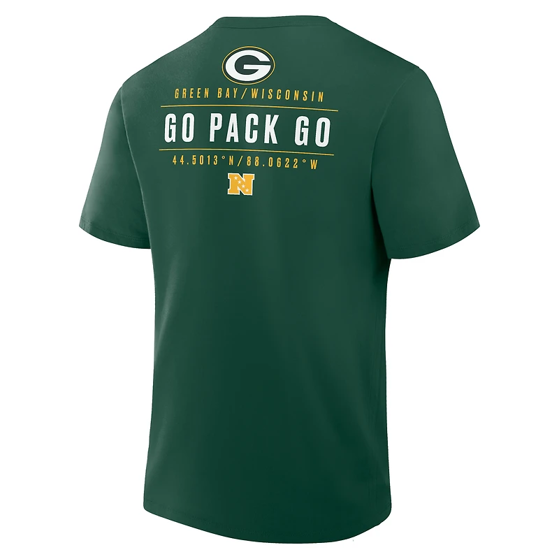 Men's Fanatics Green Bay Packers Passing Pocket Legacy T-Shirt
