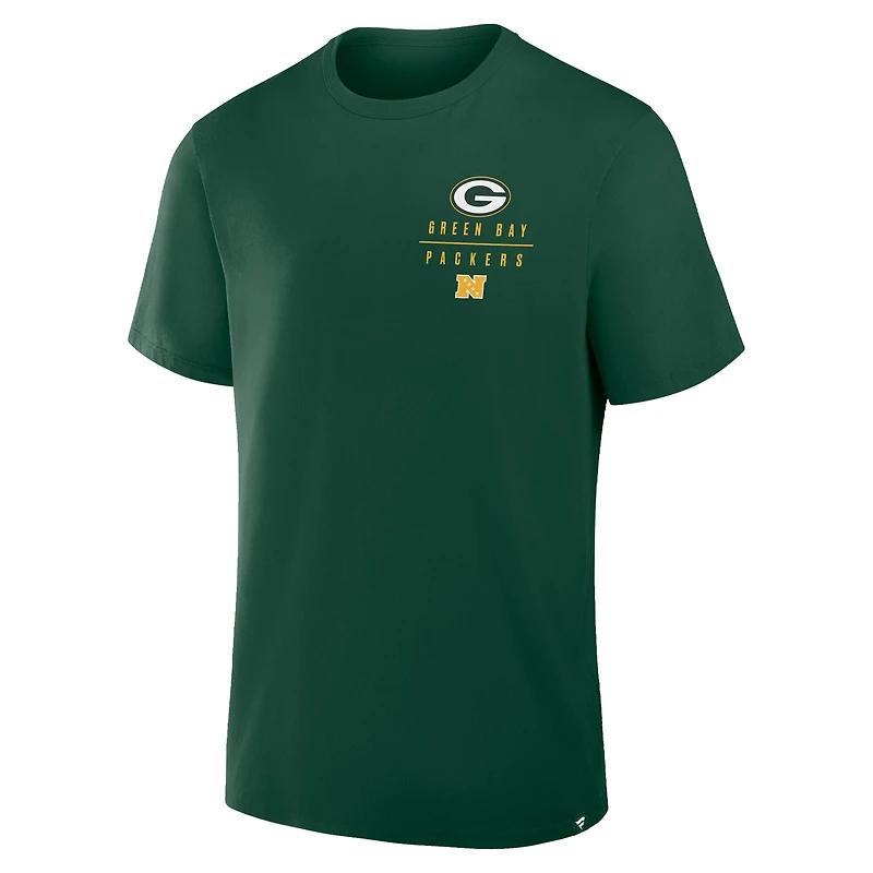 Men's Fanatics Green Bay Packers Passing Pocket Legacy T-Shirt