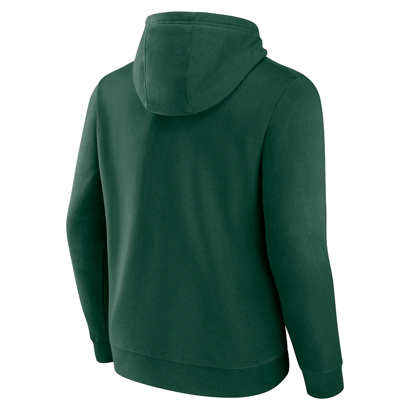 Men's Fanatics Green Bay Packers Pylon Outline Pullover Hoodie