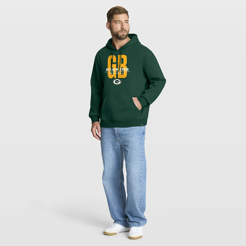 Men's Fanatics Green Bay Packers Right Tackle Legacy Pullover Hoodie