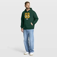 Men's Fanatics Green Bay Packers Right Tackle Legacy Pullover Hoodie