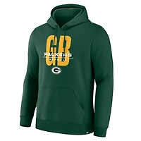 Men's Fanatics Green Bay Packers Right Tackle Legacy Pullover Hoodie