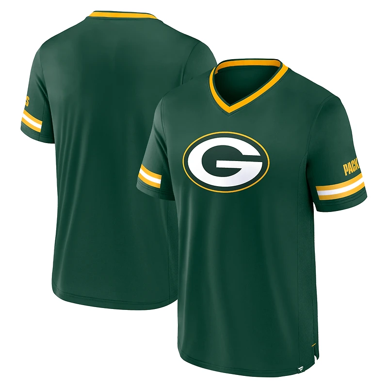 T-shirt à rayures pour homme Fanatics Green Bay Packers