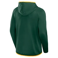 T-shirt à manches longues et capuche transitionnel pour homme Fanatics Green Bay Packers