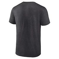 T-shirt Fanatics Heather Charcoal pour homme des Packers de Green Bay Going Old School