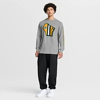 T-shirt à manches longues Fanatics Heather Grey pour homme, motif Hometown Sweep Legacy des Packers de Green Bay