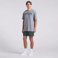 T-shirt tri-blend gris chiné Fanatics pour homme, des Packers de Green Bay, avec passe Rush