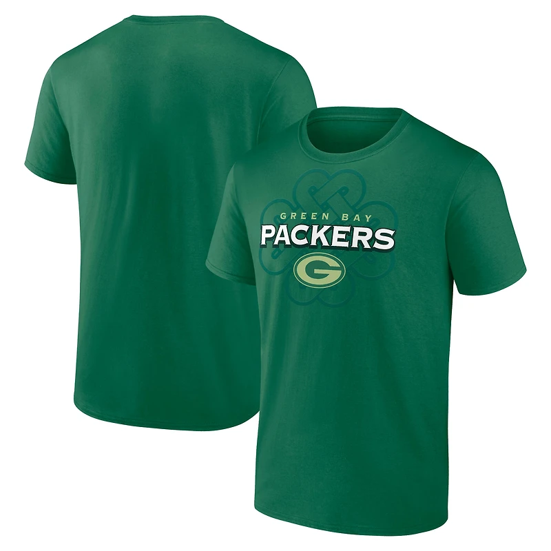 T-shirt Fanatics Kelly Green pour homme, Celtic Luck, des Bay Packers