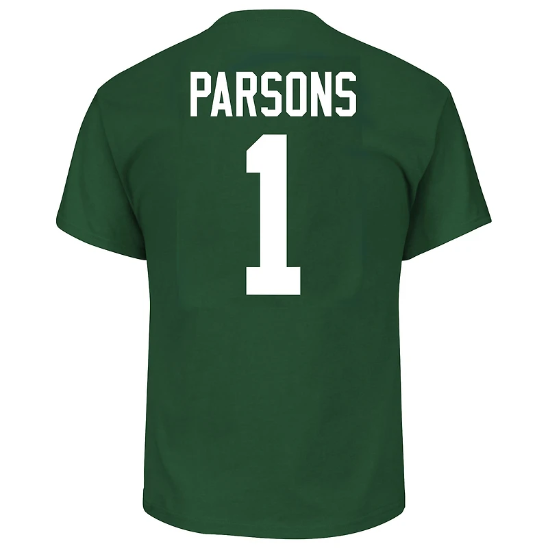 Men's Fanatics Micah Parsons Green Bay Packers Big & Tall Player Name Number T-Shirt