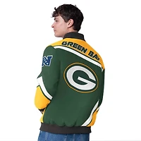 Men's G-III Extreme  Green Bay Packers Maximum Racing Full-Snap Jacket
