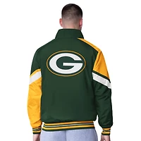 Veste réversible entièrement zippée G-III Extreme Green Bay Packers Strong Arm pour homme