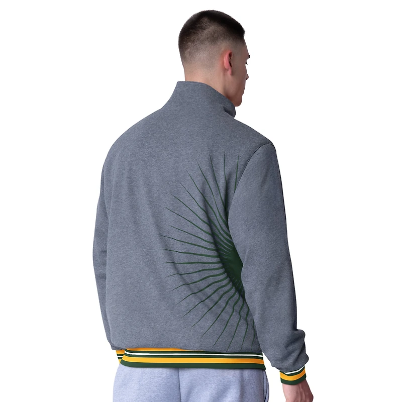 Veste réversible entièrement zippée G-III Extreme Green Bay Packers Strong Arm pour homme