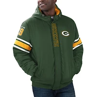 Men's G-III Sports by Carl Banks  Green Bay Packers Tight End Hoodie Full-Zip Jacket