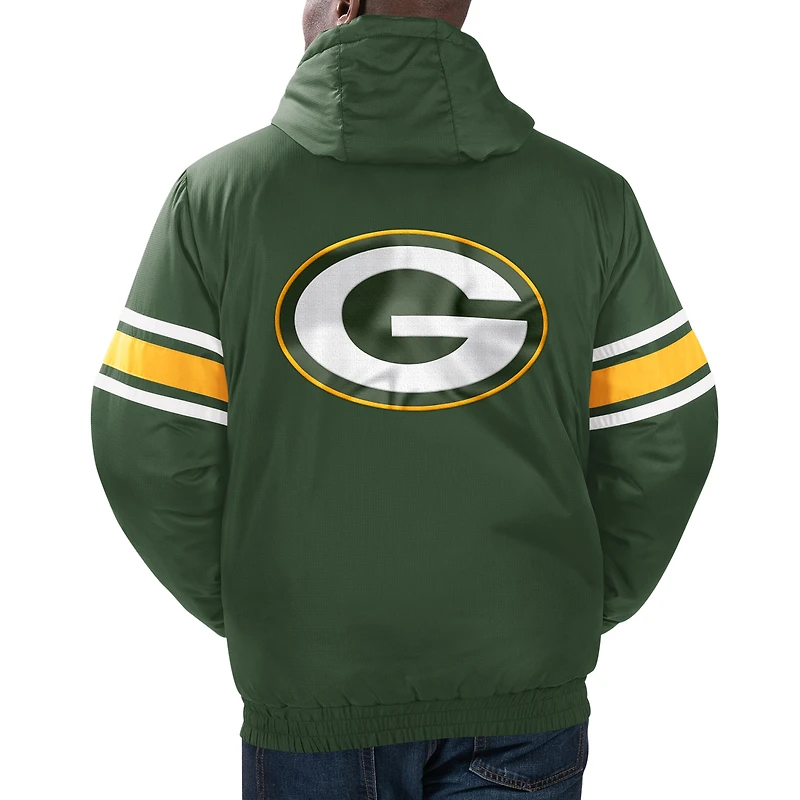 Men's G-III Sports by Carl Banks  Green Bay Packers Tight End Hoodie Full-Zip Jacket