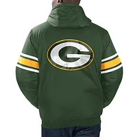 Men's G-III Sports by Carl Banks  Green Bay Packers Tight End Hoodie Full-Zip Jacket