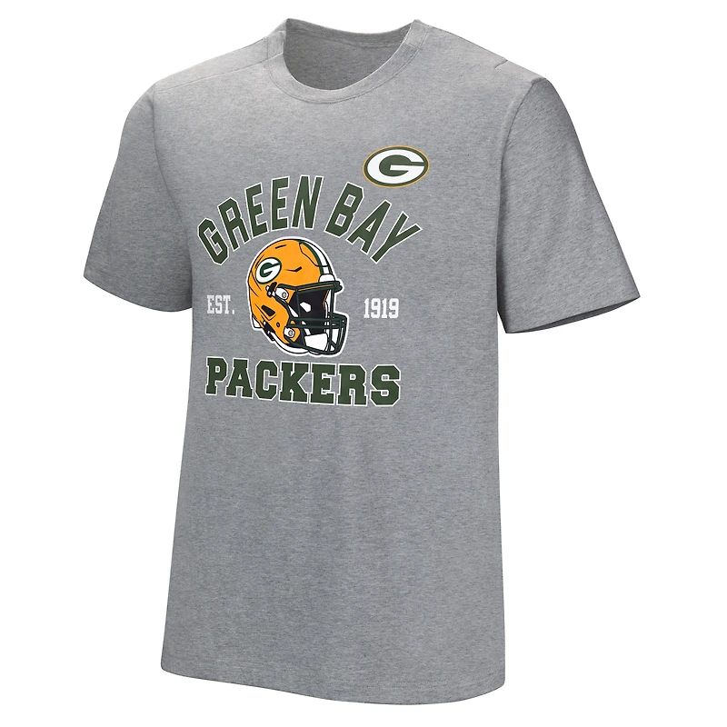 T-shirt adaptatif Tackle pour hommes, gris, Green Bay Packers