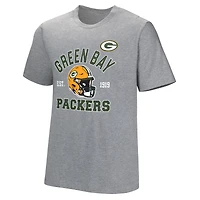T-shirt adaptatif Tackle pour hommes, gris, Green Bay Packers