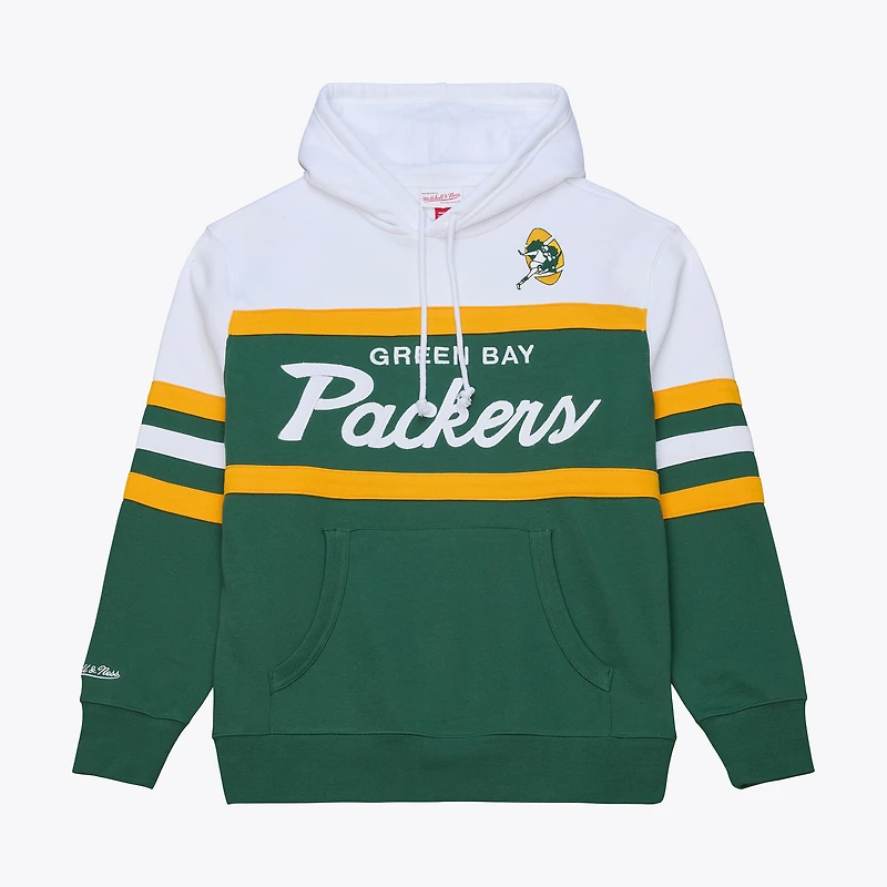 Men's Green Mitchell & Ness  Bay Packers Head Coach Hoodie