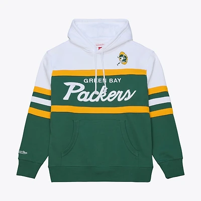 Men's Green Mitchell & Ness  Bay Packers Head Coach Hoodie