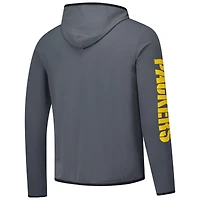 T-shirt à capuche manches longues pour homme Greyson Clothiers Charcoal Green Bay Packers Colorado